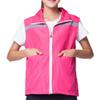 TopTie Volunteer Supermarket Uniform Safety Vest Activity Event Vest with Reflective Stripes-Black-3XL view 3
