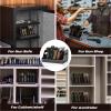 LULACOOL Gun Rack For Pistol, Soft Foam Pistol Holder for Gun Safe, Cabinet, Storage, Handgun Stand Organizer Accessories with 6 Gun Slots.Handgun Rack Stand Display Holder view 2