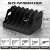 LULACOOL Gun Rack For Pistol, Soft Foam Pistol Holder for Gun Safe, Cabinet, Storage, Handgun Stand Organizer Accessories with 6 Gun Slots.Handgun Rack Stand Display Holder view 4