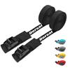 DORSAL Tie Down Straps for Roof Rack Pads Crossbars - Pack of 2 Holds Surfboards Kayaks Canoes Paddleboards Nylon 15' Feet Grey view 2