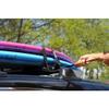 DORSAL Tie Down Straps for Roof Rack Pads Crossbars - Pack of 2 Holds Surfboards Kayaks Canoes Paddleboards Nylon 15' Feet Grey view 4