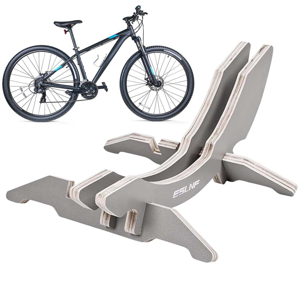 ARTBE Floor Stand. Road Floor Holder, Freestanding Adjustable Wooden Bicycle Rack for Single Parking, Organization for 700C Road Bikes, 16-24inch Folding Bikes, 26/27.5/29-inch Mountain