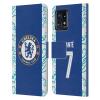 Head Case Designs Officially Licensed Chelsea Football Club N'Golo Kant 2022/23 Players Home Kit Leather Book Flip Case Cover Compatible with Motorola Moto Edge 40 Pro view 1