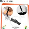 FITONE Straight Shot Basketball Shooting Training Aid Keeps Elbow in & Follow Thru Straight for Kids and Youth Player  Black view 4