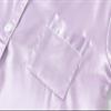 Hupohoi Unisex Girls Boys Kids Pajama Sets Button Down Satin Sleepwear Nighty 3PCS Silky Lounge Sets Nightwear Short Sleeve Long Pants, 3pcs-Lilac, 10 view 4