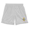 University of Idaho Primary Mark Men's Adult Athletic Gym Shorts 7" Inseam, Silver, 2X-Large view 3