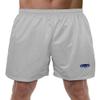 Florida Atlantic University Primary Mark Men's Adult Athletic Gym Shorts 7" Inseam, Silver, Medium view 1