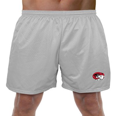 Campus Lab Winston-Salem State University Primary Mark Men's Adult Athletic Gym Shorts 7" Inseam, Silver, 2X-Large