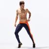 BreakEgg Men's CompressionLeggings Mens Sports Workout Running Tights Pants Cool Dry Active Yoga Leggings Pants (Medium,TW-8602-Dark Blue) view 2