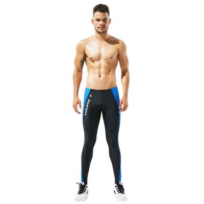 BreakEgg Men's CompressionLeggings Mens Sports Workout Running Tights Pants Cool Dry Active Yoga Leggings Pants (Small,TW-8601-Black)