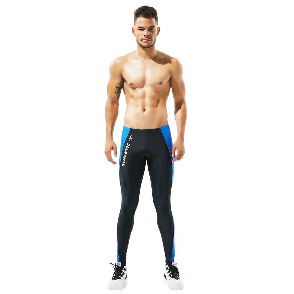 BreakEgg Men's CompressionLeggings Mens Sports Workout Running Tights Pants Cool Dry Active Yoga Leggings Pants (Small,TW-8601-Black)
