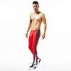 BreakEgg Men's CompressionLeggings Mens Sports Workout Running Tights Pants Cool Dry Active Yoga Leggings Pants (Medium,TW-8601-Red) view 3