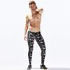 BreakEgg Men's CompressionLeggings Mens Sports Workout Running Tights Pants Cool Dry Active Yoga Leggings Pants (Large,TW-8601-Army Green&Camouflage) view 2