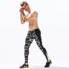 BreakEgg Men's CompressionLeggings Mens Sports Workout Running Tights Pants Cool Dry Active Yoga Leggings Pants (Large,TW-8601-Army Green&Camouflage) view 4