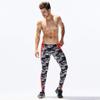BreakEgg Men's CompressionLeggings Mens Sports Workout Running Tights Pants Cool Dry Active Yoga Leggings Pants (TW-8601-BlackGrey&Camouflage,Large) view 2