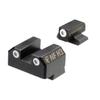 Night Fision Standard Height Perfect Dot Tritium Night Sight Set Compatible with Canik Mete SF & TP9 - White Front, White Rear Rings view 2