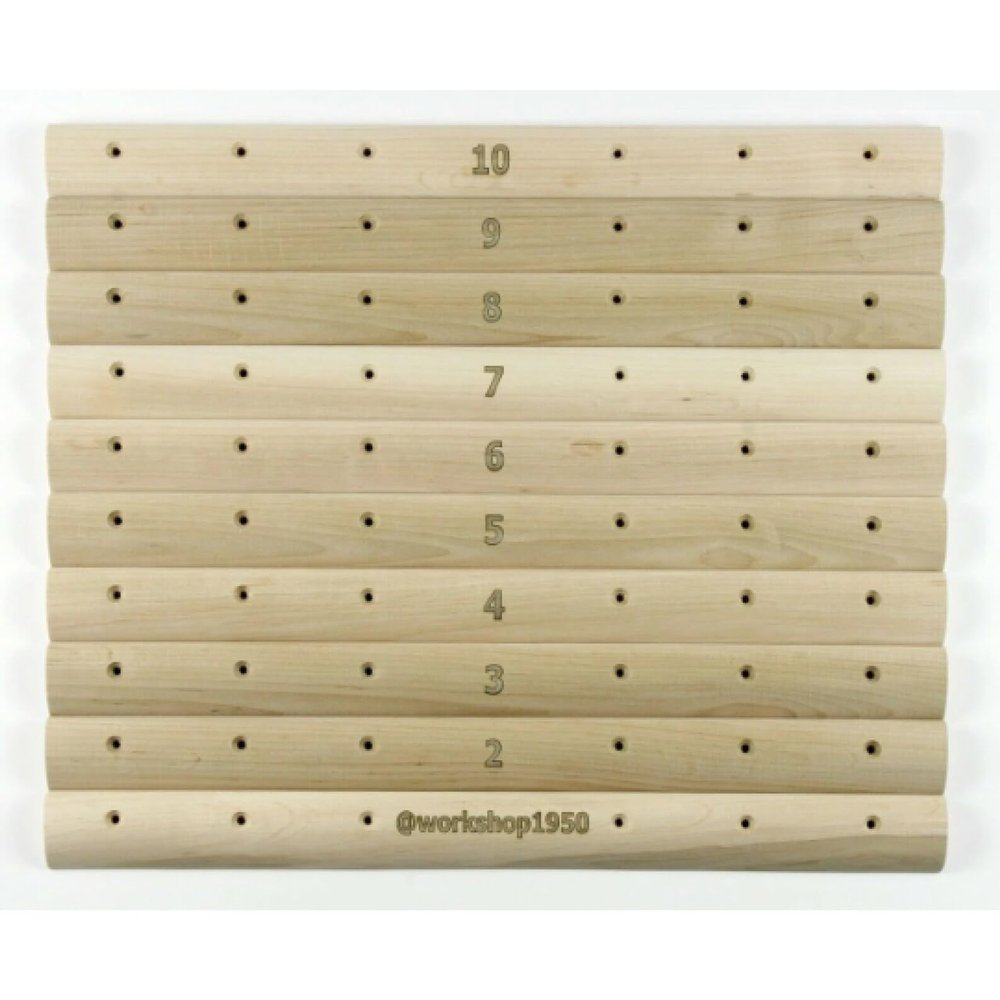 Workshop 19/50 Campus Rungs G (Set of 10 pcs) | for Climbing Walls (25mm(0,89in))