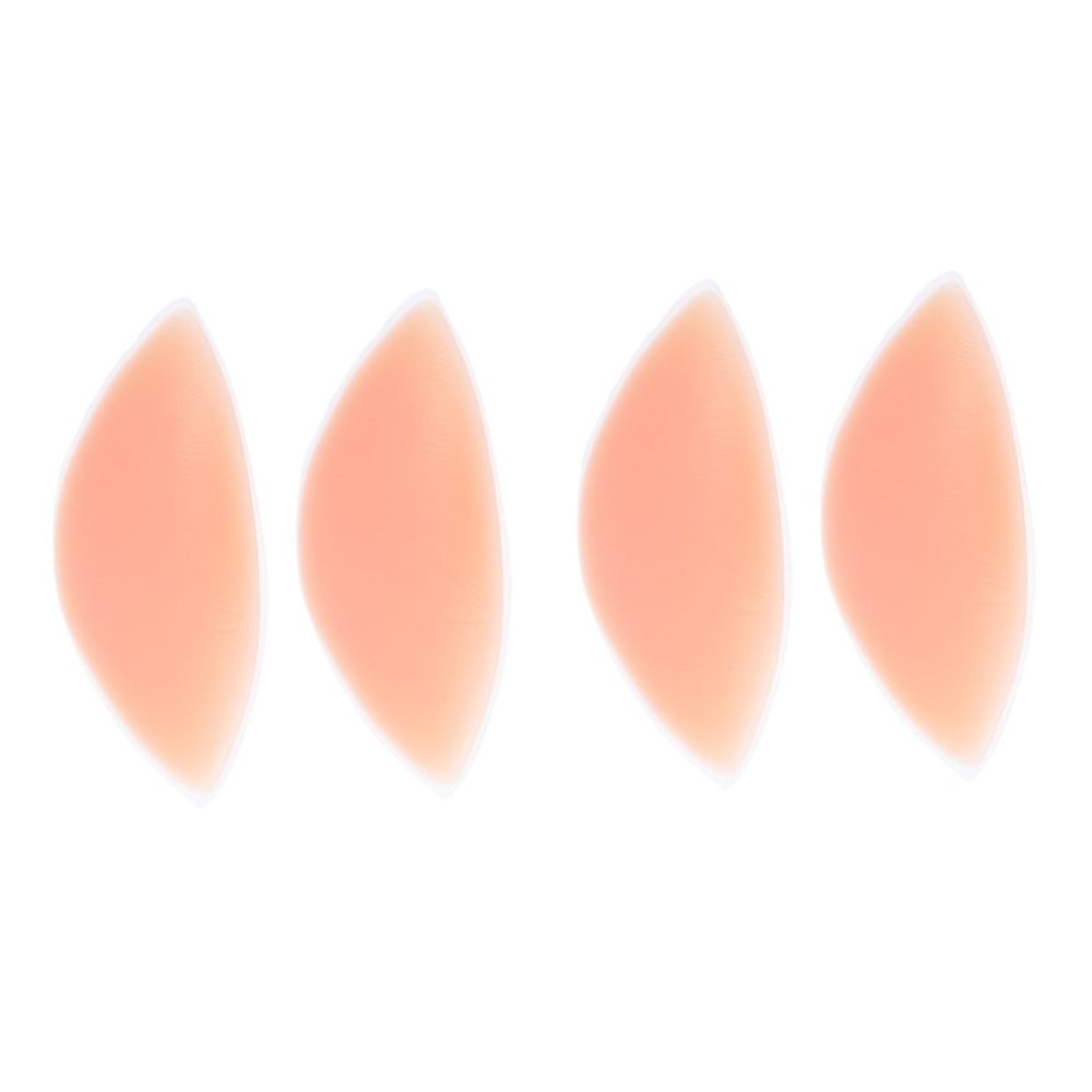 Healifty 4pcs Silicone Pads Cup Shaped Inserts Comfortable Pads for Sports Yoga