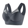 3 Pack Sexy Mesh Sports Bras for Women Plus Size Seamless Smoothing Bra Comfort Wireless Bralette No Wire Padded Bra view 2