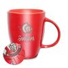 Rico Industries NHL Hockey Pittsburgh Penguins Black Electroplated 18oz Laser Engraved Ceramic Lustre Mug view 1