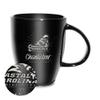Rico Industries NCAA Coastal Carolina Chanticleers Sunburst Black 18oz Laser Engraved Ceramic Lustre Mug view 1