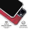 Skinit Clear Phone Case Compatible with iPhone 15 Plus - Officially Licensed NFL Kansas City Chiefs Design view 3