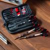 Accudart STL 7.5 Tungsten Steel Tip Darts - 90% Tungsten Barrel - Unique Bi-Directional Cut Grip - Pro Wallet view 4