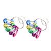 Anneome 2pcs Portable D-Shaped Buckles Lightweight Hanging Clips for Bottles Camping Hiking Travel Climbing Tool Convenient Storage view 1