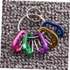 Anneome 2pcs Portable D-Shaped Buckles Lightweight Hanging Clips for Bottles Camping Hiking Travel Climbing Tool Convenient Storage view 4