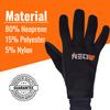NEO GEAR PRO Operator Fleece Lining Glove | Black | Pair | Neoprene Material | Fully Windproof | Fleece Lining | Shark Skin Palm | 2 mm Thickness | (Large) view 2