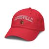 Elite Authentics Louisville Cardinals Arch Over Adjustable Baseball Hat view 1