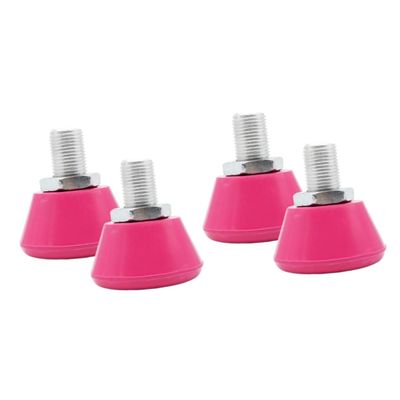 Sosoport 2pairs Skate Toe Stops Replacement Wear-Resistant Toe Stops for Roller Skates Adjustable Height for Indoor Outdoor Use
