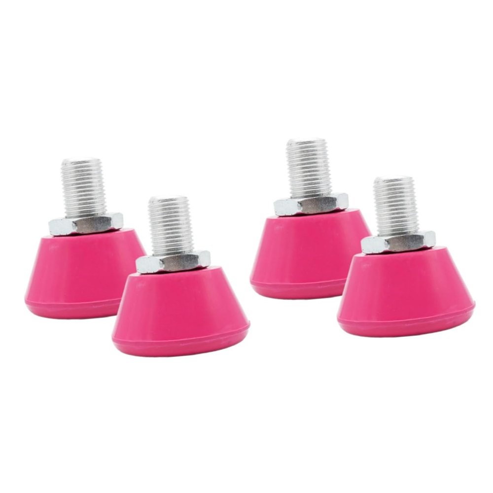 Sosoport 2pairs Skate Toe Stops Replacement Wear-Resistant Toe Stops for Roller Skates Adjustable Height for Indoor Outdoor Use