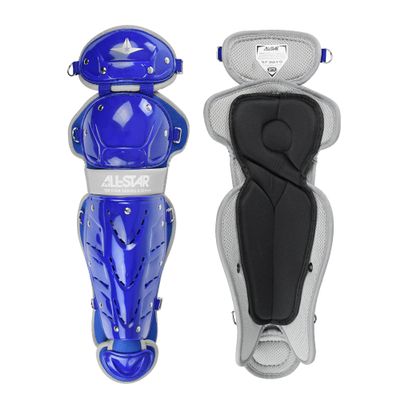 All-Star Top Star Series Leg Guards - Royal Blue, 15", Ages 12-16 - Baseball Accessories, Baseball Equipment Kit
