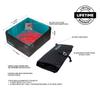 Notch Throwline Folding Popbox Holds 2 Throwbags and Throwline, Color-Coded Inner Pockets, Spring-Loaded Corners, Pinch, Press and Fold Closure, Carry Handle, Aluminum Buckle (99445) view 4