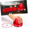 BESPORTBLE 4sets Air Hockey Pucks and Paddles with Sliders and Pads for Competitive Table Games and Pucks for Family Fun and Friendly Competitions view 4
