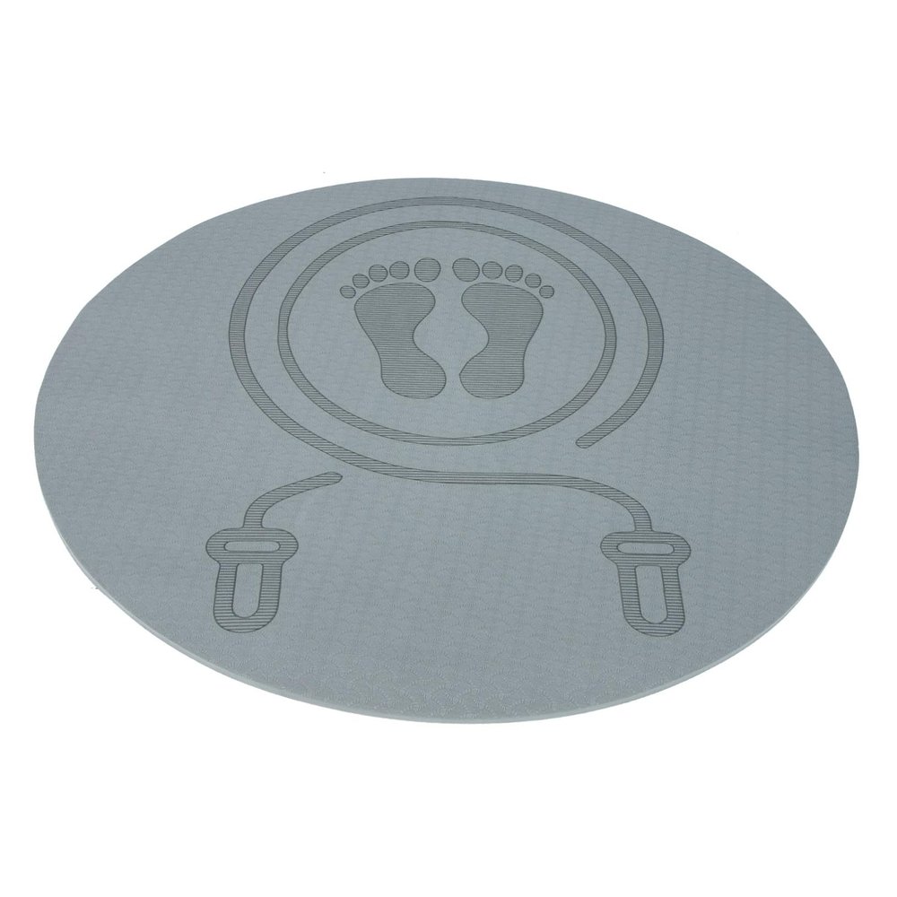 BESTOYARD Sports Shock Pad Indoor Rug Gym Mat Round Rug Jump Rope Mat +mat Meditation Rug Outdoor Rug Skipping Rope Mat Yoga Mats Tpe Multifunction Sound Insulation Mat Fitness