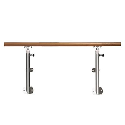 Adjustable Dancing Pole Movable Practical Ballet Barre Independent Solid Wood Ballet Bar for Adults and Children