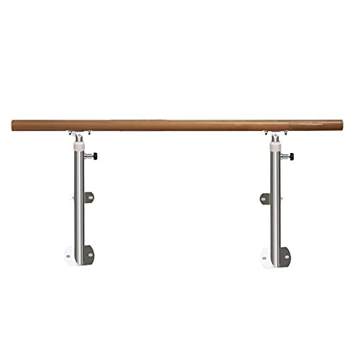 Adjustable Dancing Pole Movable Practical Ballet Barre Independent Solid Wood Ballet Bar for Adults and Children