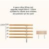Adjustable Dancing Pole Movable Practical Ballet Barre Independent Solid Wood Ballet Bar for Adults and Children view 2