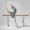 Adjustable Dancing Pole Movable Practical Ballet Barre Independent Solid Wood Ballet Bar for Adults and Children view 3