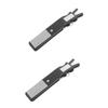 Sosoport 2pcs Portable Ice Skate Sharpener Tool Multi-Purpose Grindstone for Ice Shoes Reusable Edge Maintenance for Skiers Hockey Players Easy to Use for All Skill Levels view 1