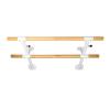 Wall-Mounted Double Layer Ballet Barre Height Adjustable Solid Wood Dancing Stick Ballet Pole for Home Studio and Gym view 1