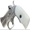 Goliath Grips - Bond Arms Derringer Grips - Diamond Hatched - Resin Polymer - Made in USA - Cowboy - Roughneck - Texan etc., Black (White, Diamond Hatched) view 2