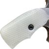 Goliath Grips - Bond Arms Derringer Grips - Diamond Hatched - Resin Polymer - Made in USA - Cowboy - Roughneck - Texan etc., Black (White, Diamond Hatched) view 3