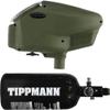 PaintballBodyBags Empire Halo Too Electronic Loader Hopper with Tippmann 48ci HPA Tank (Matte Olive) view 1