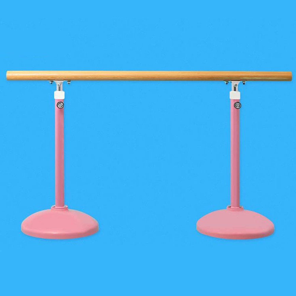 Dance Bar, Ballet Bar, Ballet Bar, Dance Bar, with Non-Slip, Adjustable Stretching Bars Stand for Children and Adults (White. 1.5m) (White. 1.5m) (Pink 1.5m)