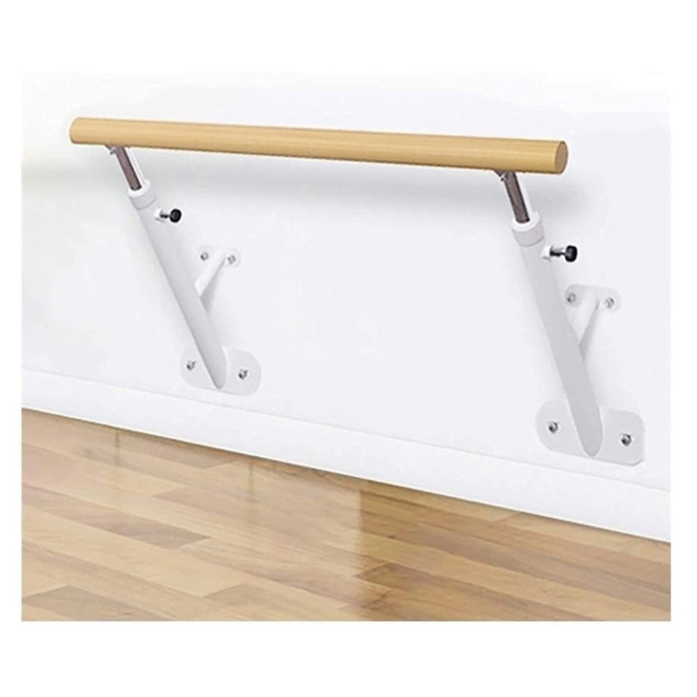 Ballet Barre Wall-Mounted, Pink Ballet Equipment for Kids and Adults, Height Adjustable Fitness Dancing Stretching Bar for Home (Size : 1.5 m) ()