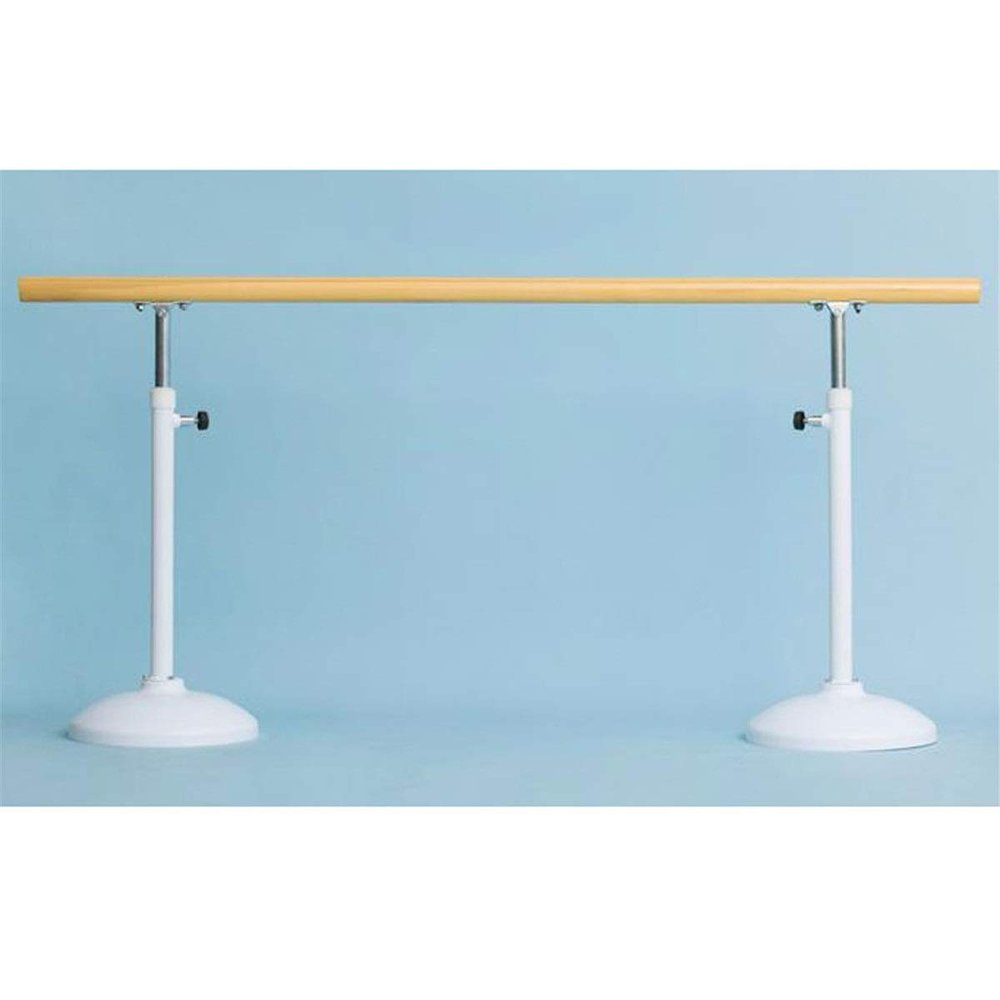 Dance Bar, Ballet Bar, Ballet Bar, Dance Bar, Free-Standing, Mobile Fitness, Gymnastics, Stretching, Adult Children, Home, Adjustable, Folding (White.)
