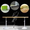 Dance Bar, Ballet Bar, Ballet Bar, Dance Bar, Free-Standing, Mobile Fitness, Gymnastics, Stretching, Adult Children, Home, Adjustable, Folding (White.) view 2